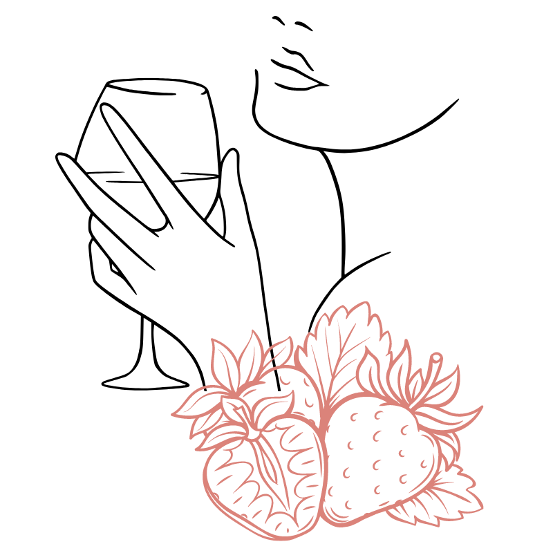 Bitter Sweet - Strawberry Wine Cocktail