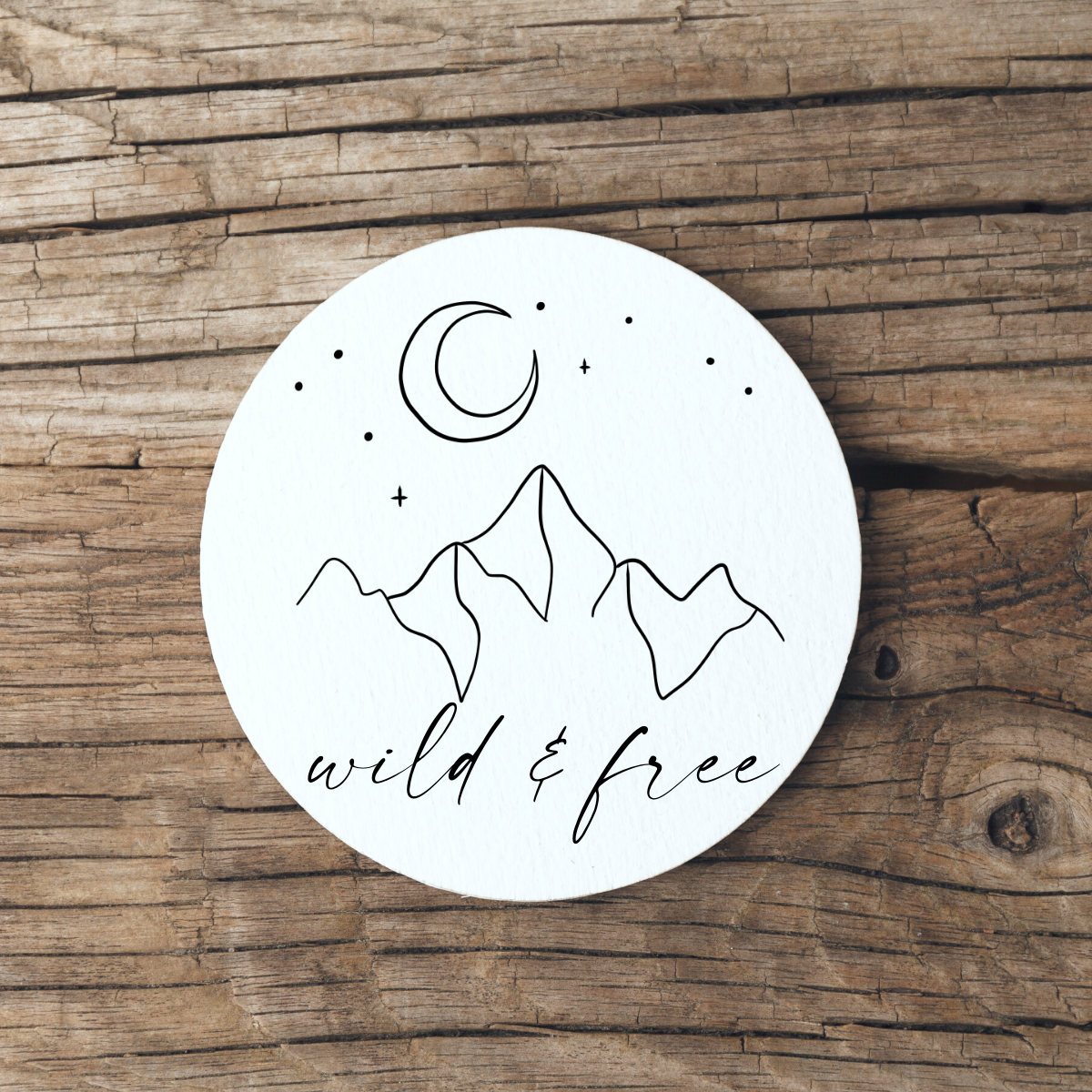 Minimal Nature Ceramic Table Coasters