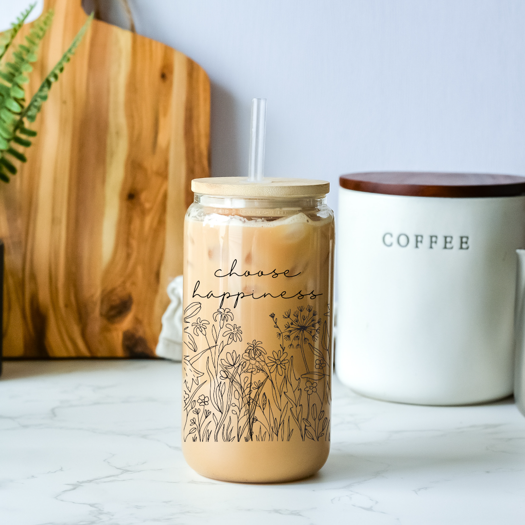 Bride to Be Iced Coffee Tumbler with Bamboo Lids and Straws
