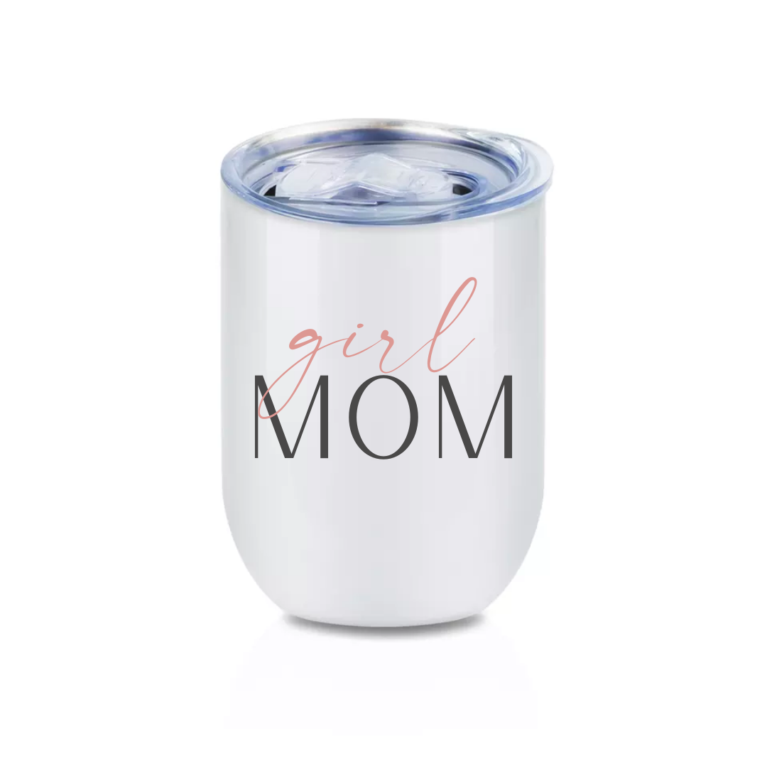 IN STOCK SALE Girl Mom Stainless Steel Wine Tumbler