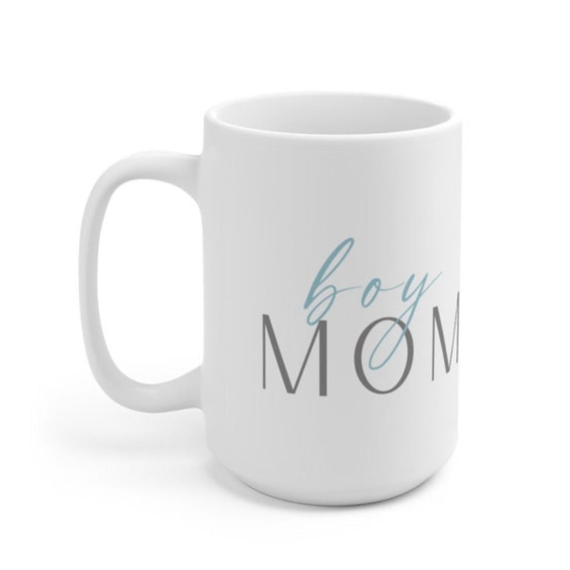 Boy Mom 15oz Ceramic Coffee Mug