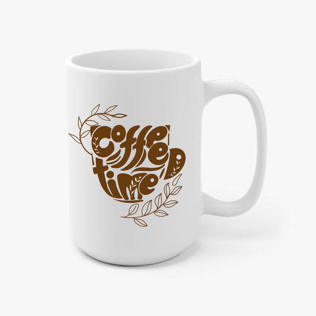 Coffee Time 15oz Ceramic Mug