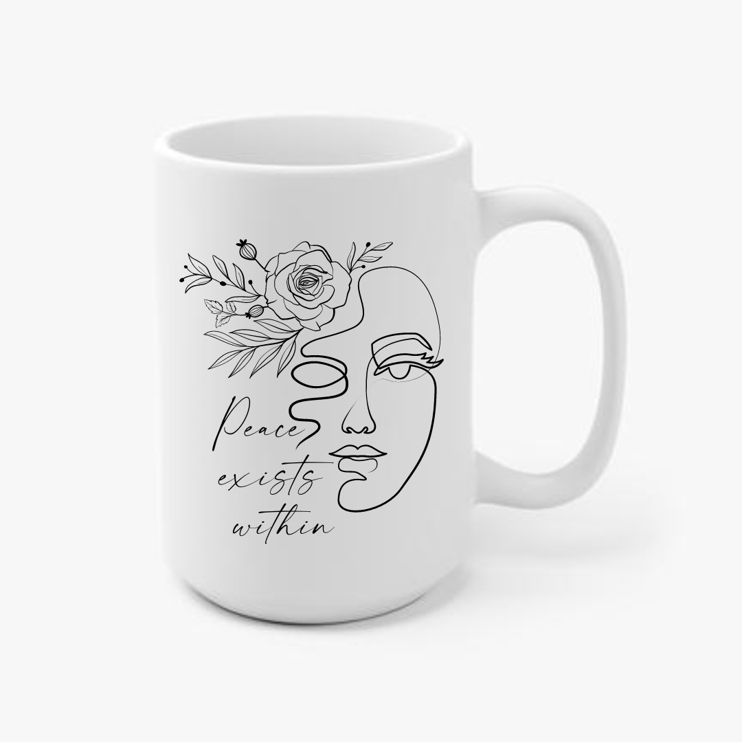 Peace Exists Within 15oz Ceramic Mug