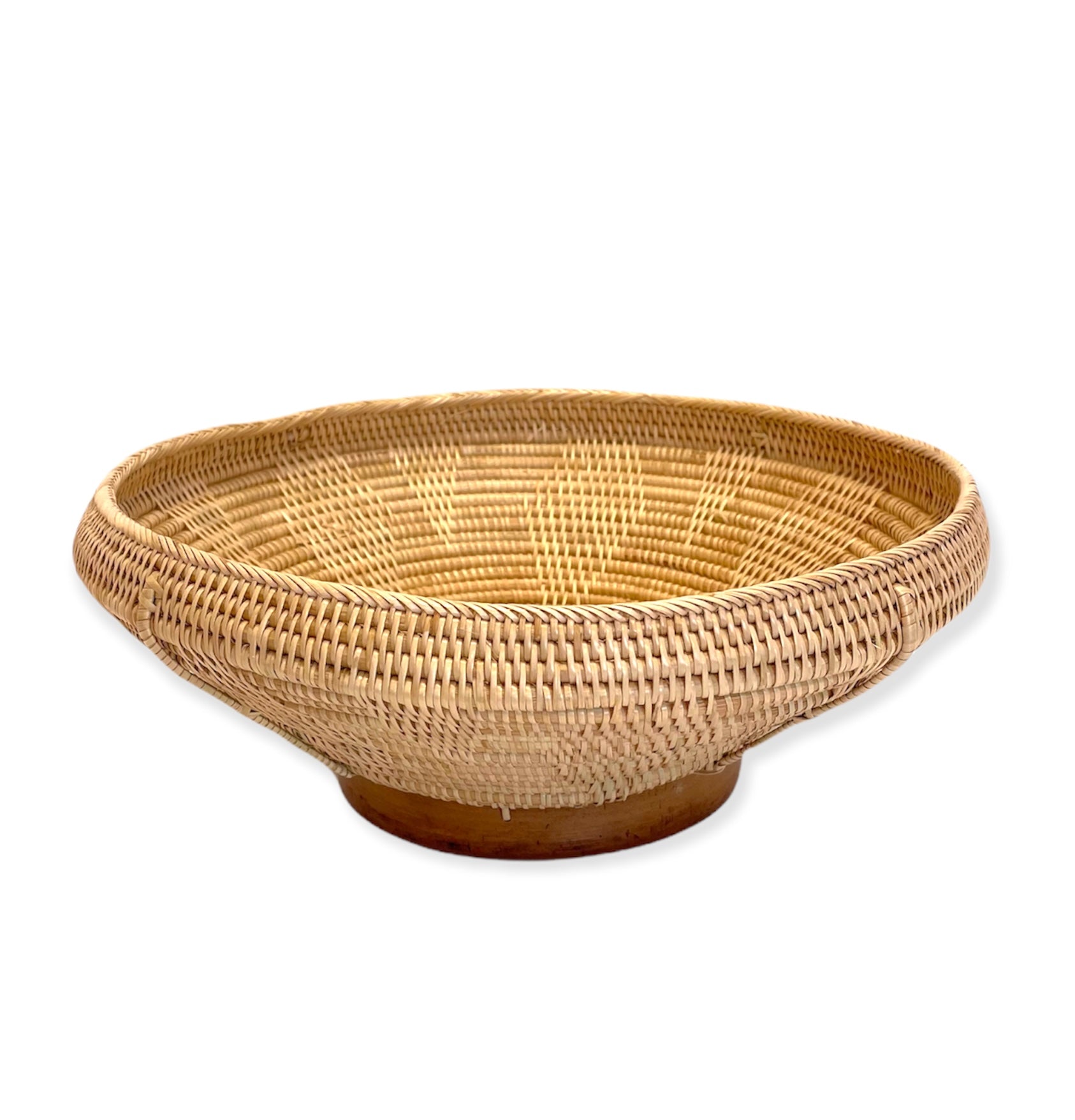 30% OFF! Open Top Beehive Rattan Basket | Handwoven in Cambodia