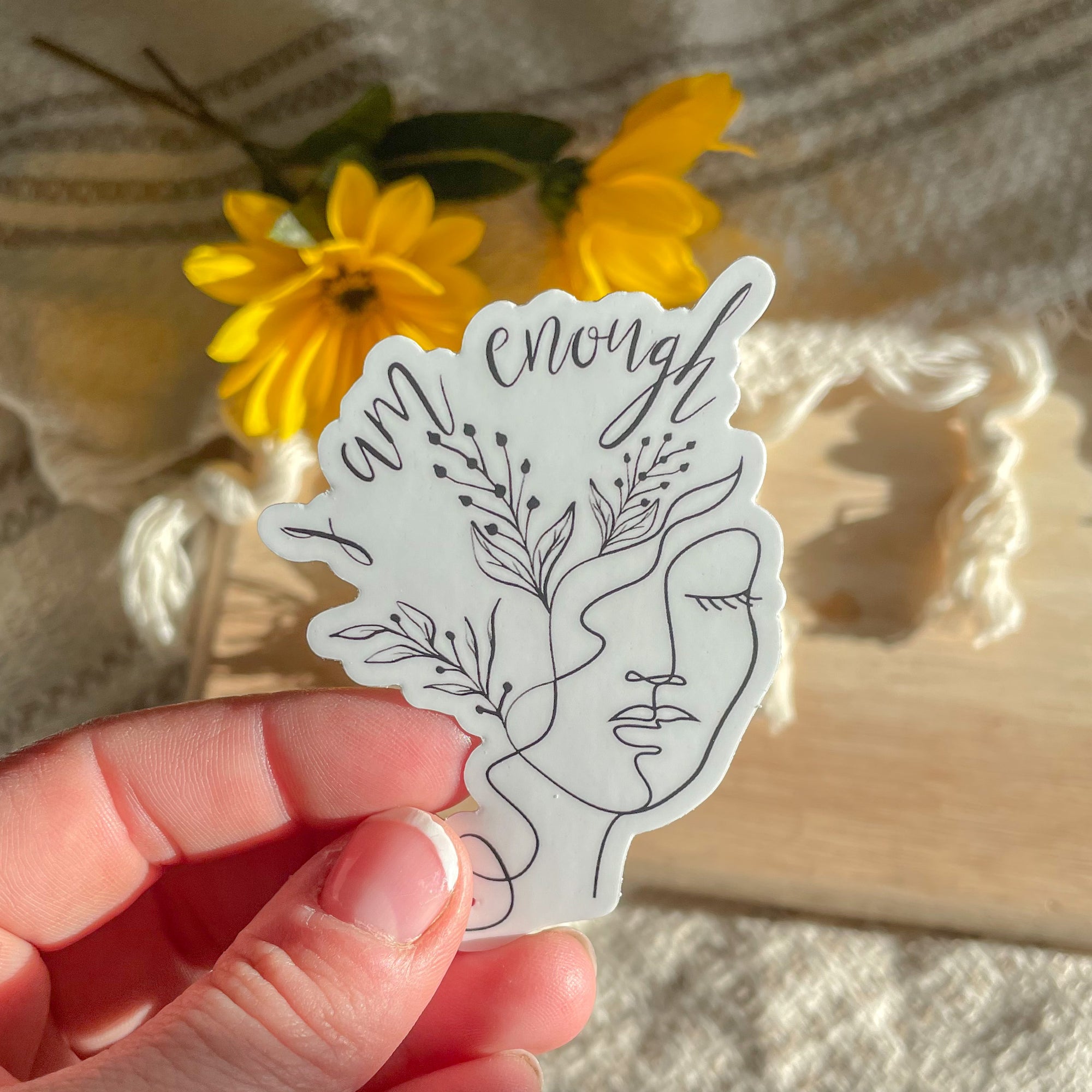 I am Enough Sticker