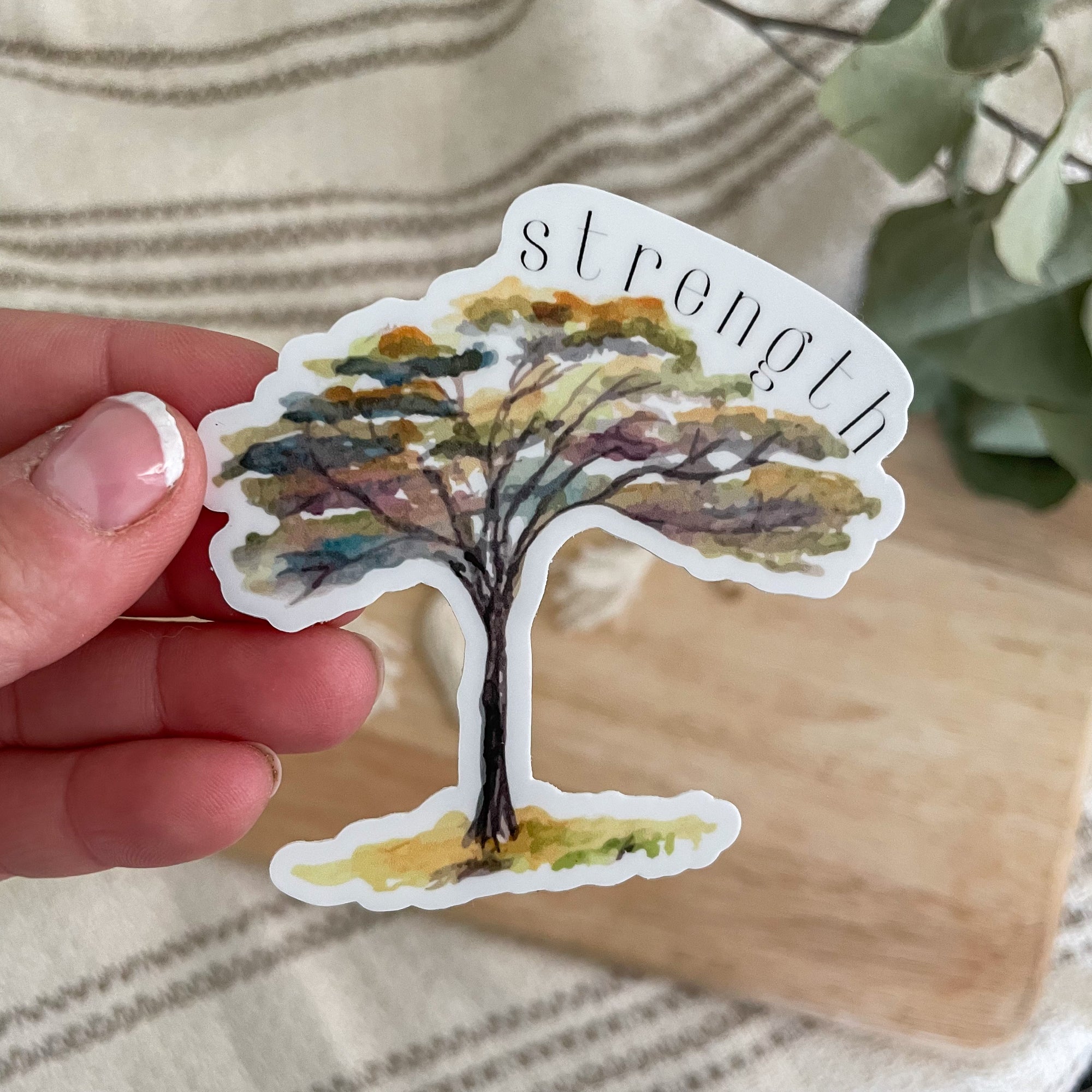 Strength Tree Sticker