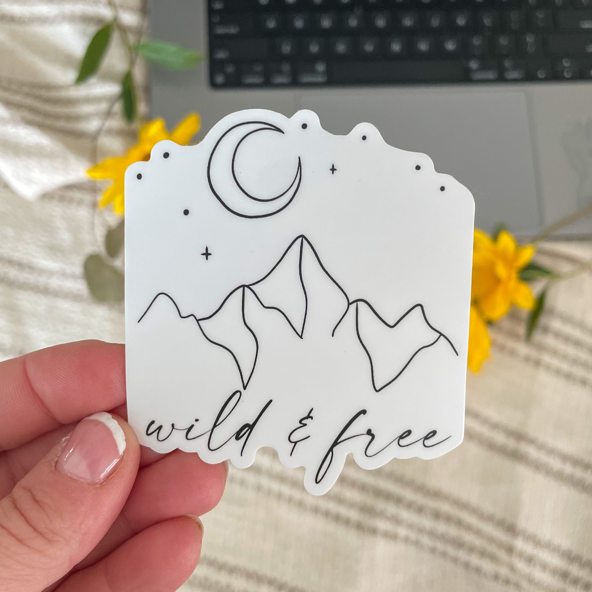 Wild & Free Sticker